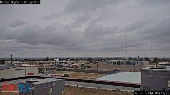 Weather camera view of Borger ISD.
