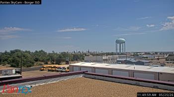 Weather camera view of Borger ISD.