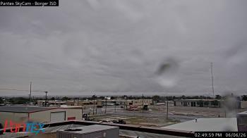 Weather camera view of Borger ISD.
