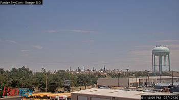 Weather camera view of Borger ISD.