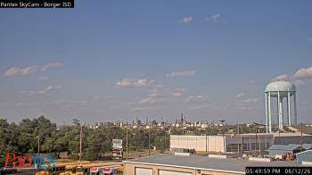 Weather camera view of Borger ISD.