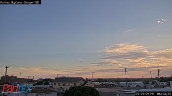Weather camera view of Borger ISD.