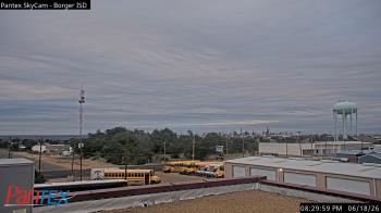 Weather camera view of Borger ISD.