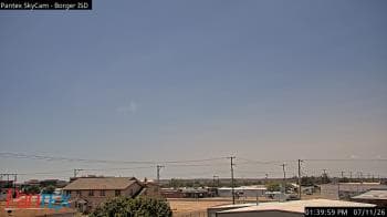 Weather camera view of Borger ISD.
