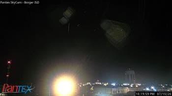Weather camera view of Borger ISD.