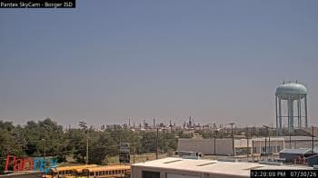 Weather camera view of Borger ISD.