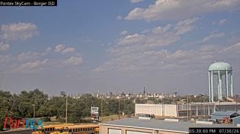 Weather camera view of Borger ISD.