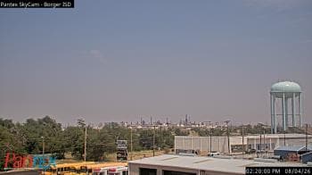 Weather camera view of Borger ISD.