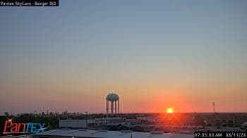 Weather camera view of Borger ISD.