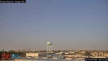 Weather camera view of Borger ISD.