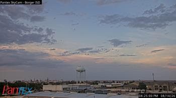 Weather camera view of Borger ISD.