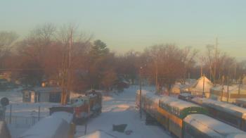 Weather camera view of Boone Scenic Valley Railroad.