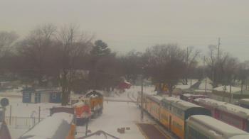 Weather camera view of Boone Scenic Valley Railroad.