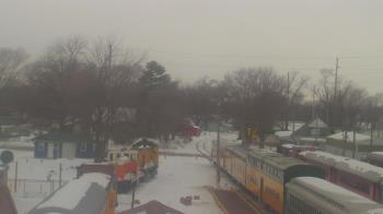 Weather camera view of Boone Scenic Valley Railroad.