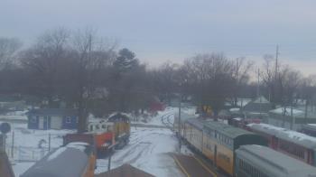 Weather camera view of Boone Scenic Valley Railroad.