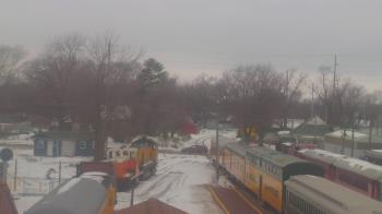 Weather camera view of Boone Scenic Valley Railroad.