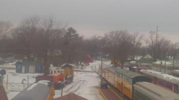 Weather camera view of Boone Scenic Valley Railroad.