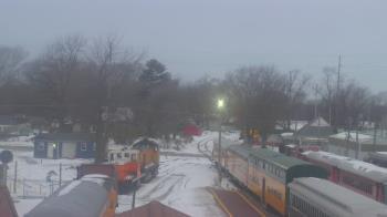 Weather camera view of Boone Scenic Valley Railroad.