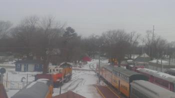 Weather camera view of Boone Scenic Valley Railroad.