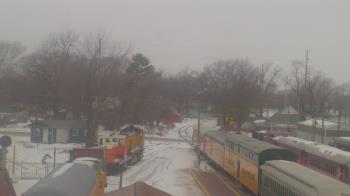 Weather camera view of Boone Scenic Valley Railroad.