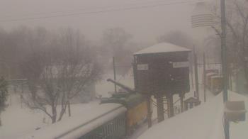 Weather camera view of Boone Scenic Valley Railroad.