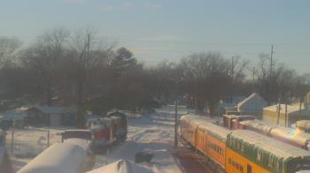 Weather camera view of Boone Scenic Valley Railroad.