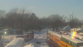 Weather camera view of Boone Scenic Valley Railroad.