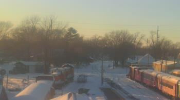 Weather camera view of Boone Scenic Valley Railroad.