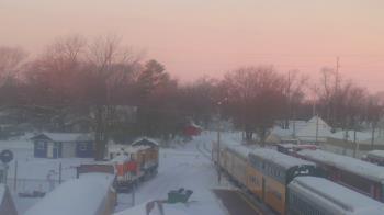 Weather camera view of Boone Scenic Valley Railroad.