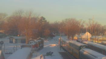 Weather camera view of Boone Scenic Valley Railroad.