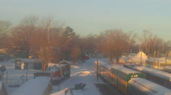 Weather camera view of Boone Scenic Valley Railroad.