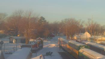 Weather camera view of Boone Scenic Valley Railroad.