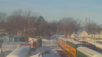 Weather camera view of Boone Scenic Valley Railroad.