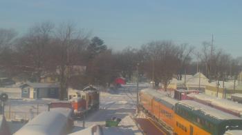 Weather camera view of Boone Scenic Valley Railroad.