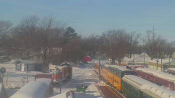 Weather camera view of Boone Scenic Valley Railroad.