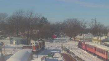 Weather camera view of Boone Scenic Valley Railroad.