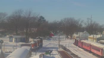 Weather camera view of Boone Scenic Valley Railroad.