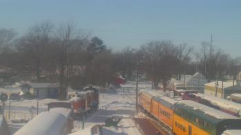 Weather camera view of Boone Scenic Valley Railroad.