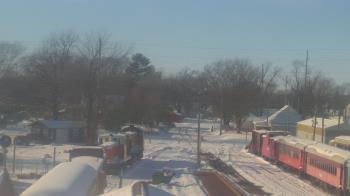 Weather camera view of Boone Scenic Valley Railroad.