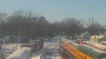 Weather camera view of Boone Scenic Valley Railroad.