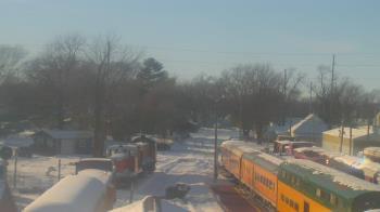 Weather camera view of Boone Scenic Valley Railroad.