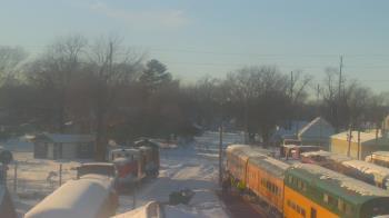 Weather camera view of Boone Scenic Valley Railroad.