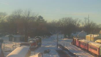 Weather camera view of Boone Scenic Valley Railroad.