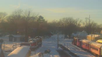 Weather camera view of Boone Scenic Valley Railroad.