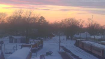 Weather camera view of Boone Scenic Valley Railroad.