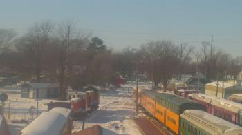 Weather camera view of Boone Scenic Valley Railroad.