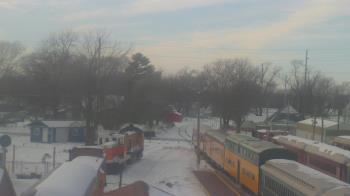 Weather camera view of Boone Scenic Valley Railroad.