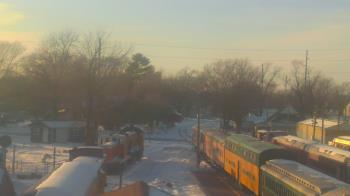 Weather camera view of Boone Scenic Valley Railroad.