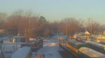 Weather camera view of Boone Scenic Valley Railroad.