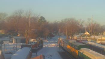 Weather camera view of Boone Scenic Valley Railroad.